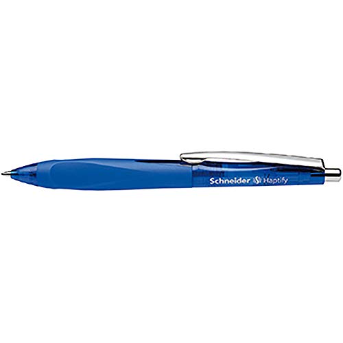 Schneider Kugelschreiber Haptify (Druckmechanik, Strichstärke M, Schreibfarbe: blau) 1 Stück blau von Schneider