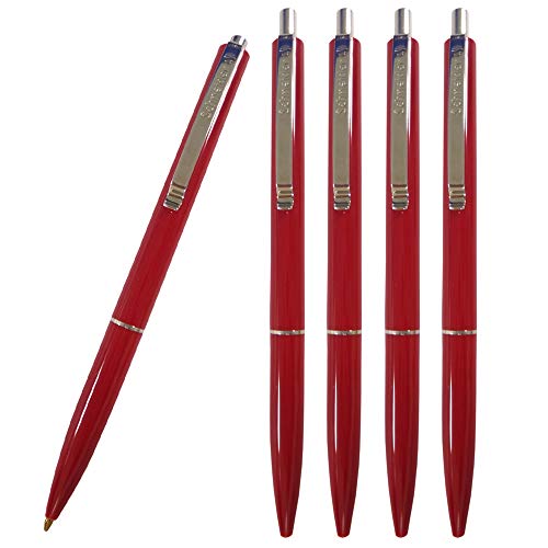 Schneider 5 Stück Kugelschreiber K15 rot pte Durchschnitt rot von Schneider