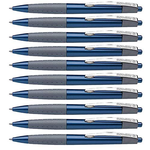 Schneider Kugelschreiber LOOX, Strichstärke M, 10 Stifte, blau von Schneider