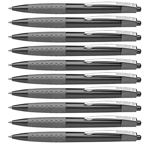 Schneider Kugelschreiber LOOX, Strichstärke M, 10 Stifte, schwarz von Schneider