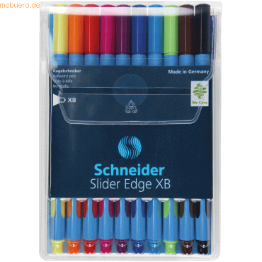Schneider Kugelschreiber Slider Edge XB 10 Farben von Schneider