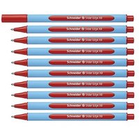 Schneider Kugelschreiber Slider Edge hellblau/rot, Schreibfarbe: rot, 10 St. Schneider Kugelschreiber Slider Edge hellblau/rot, Schreibfarbe: rot, 10 St. von Schneider