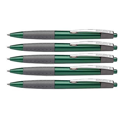 Schneider Loox Druck-Kugelschreiber (5 Stück grün) von Schneider