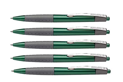 Schneider Loox Druck-Kugelschreiber (5x grün) von Schneider