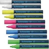 AKTION: Schneider Maxx 265 Kreidemarker farbsortiert 2,0 - 3,0 mm, 5 St. von Schneider
