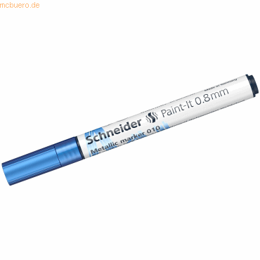 Schneider Metallicmarker Paint-It 010 0,8mm blue metallic von Schneider