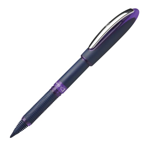 Schneider One Business Tintenroller (Dokumentenecht, 0.6 mm Ultra-Smooth-Spitze) violett von Schneider