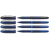 Schneider One Business Tintenroller 0,6 mm, Schreibfarbe: blau, 4 St. von Schneider