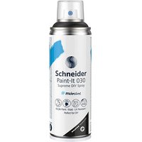 Schneider Paint-It 030 Supreme DIY Acrylspray Sprühfarbe schwarz von Schneider