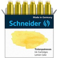 Schneider Pastell Tintenpatronen für Füller Lemon Cake 6 St. von Schneider