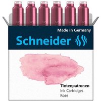 Schneider Pastell Tintenpatronen für Füller Rose 6 St. von Schneider