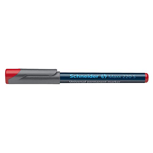Schneider Permanent Marker OHP 220S für Folien, rot VE= Schneider Permanent Marker OHP 220S für Folien, rot VE= von Schneider