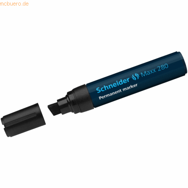 Schneider Permanentmarker 280 mit Keilspitze 4-12mm schwarz von Schneider