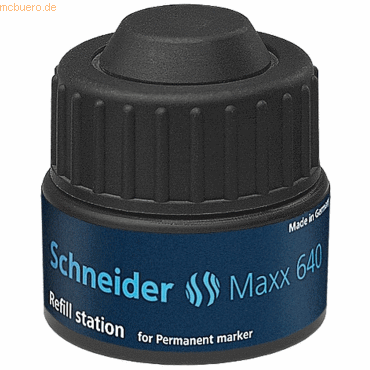 Schneider Permanentmarker Refill-Station 640 schwarz von Schneider