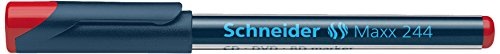 Schneider Schreibgeräte CD-, DVD-, BD-Marker Maxx 244, 0,7 mm, rot von Schneider