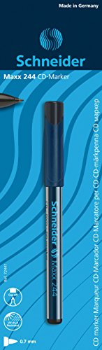 Schneider Schreibgeräte CD-, DVD-, BD-Marker Maxx 244, 0,7 mm, schwarz, 1er Blisterkarte Schneider Schreibgeräte CD-, DVD-, BD-Marker Maxx 244, 0,7 mm, schwarz, 1er Blisterkarte von Schneider