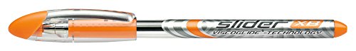 Schneider Schreibgeräte Kugelschreiber Slider Basic, Kappenmodell, XB, orange, Schaftfarbe: transparent von Schneider