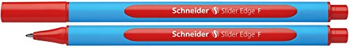 Schneider Schreibgeräte Kugelschreiber Slider Edge, Kappenmodell, F, rot, Schaftfarbe: cyan-rot, 10-er Pack Schneider Schreibgeräte Kugelschreiber Slider Edge, Kappenmodell, F, rot, Schaftfarbe: cyan-rot, 10-er Pack von Schneider