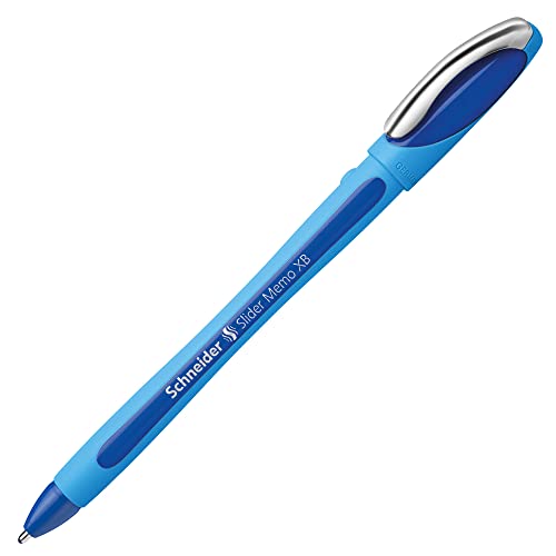 Schneider Schreibgeräte Kugelschreiber Slider Memo XB, blau, Kugelschreiber, extra dick, Kautschuk, Edelstahl Schneider Schreibgeräte Kugelschreiber Slider Memo XB, blau, Kugelschreiber, extra dick, Kautschuk, Edelstahl von Schneider
