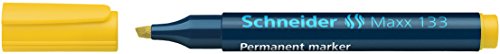 Schneider Schreibgeräte Permanentmarker Maxx 133, 1+4 mm, gelb Schneider Schreibgeräte Permanentmarker Maxx 133, 1+4 mm, gelb von Schneider