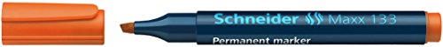 Schneider Schreibgeräte Permanentmarker Maxx 133, 1+4 mm, orange Schneider Schreibgeräte Permanentmarker Maxx 133, 1+4 mm, orange von Schneider
