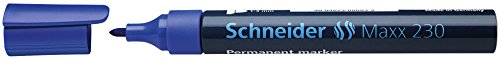 Schneider Schreibgeräte Permanentmarker Maxx 230, nachfüllbar, 1-3 mm, blau von Schneider