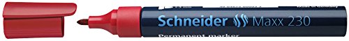 Schneider Schreibgeräte Permanentmarker Maxx 230, nachfüllbar, 1-3 mm, rot Schneider Schreibgeräte Permanentmarker Maxx 230, nachfüllbar, 1-3 mm, rot von Schneider Schreibgeräte