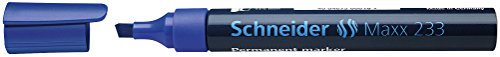 Schneider Schreibgeräte Permanentmarker Maxx 233, nachfüllbar, 1+5 mm, blau Schneider Schreibgeräte Permanentmarker Maxx 233, nachfüllbar, 1+5 mm, blau von Schneider