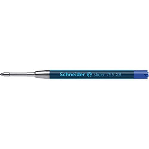 Schneider Slider 755 blau Medium Kugelschreiber Ersatzminen ViscoGlide-Tinte system-parker Stil – 2/Pk von Schneider