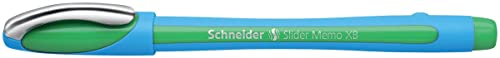 Kugelschreiber SLIDER Memo XB, grün, Schaft cyan/grün Kugelschreiber SLIDER Memo XB, grün, Schaft cyan/grün von Schneider