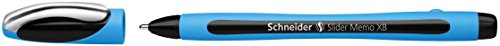Schneider Slider Memo XB Kugelschreiber (mit Kappe, Strichstärke: XB) schwarz von Schneider