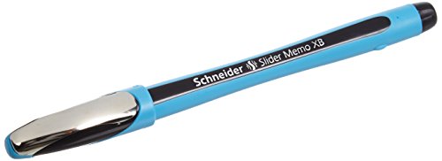 Schneider Slider Memo XB Kugelschreiber (mit Kappe, Strichstärke: XB) schwarz von Schneider