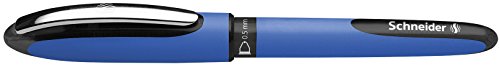 Schneider Slider Memo XB Kugelschreiber (mit Kappe, Strichstärke - XB, Schreibfarbe schwarz, permanent), 1 Stück von Schneider