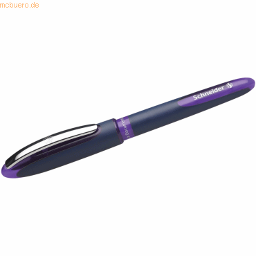 5 x Schneider Tintenkugelschreiber One Business 0,6mm violett von Schneider