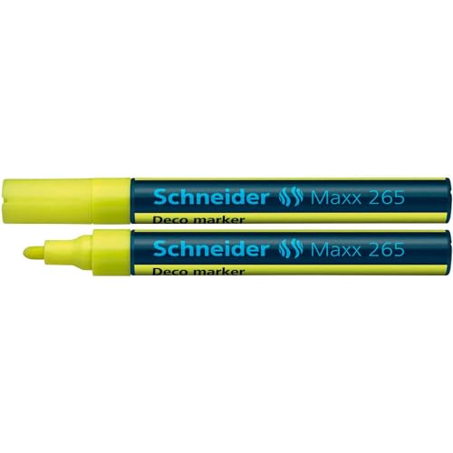 Schneider Windowmarker Deco-Marker Maxx 265, 2-3 mm, gelb Schneider Windowmarker Deco-Marker Maxx 265, 2-3 mm, gelb von Schneider