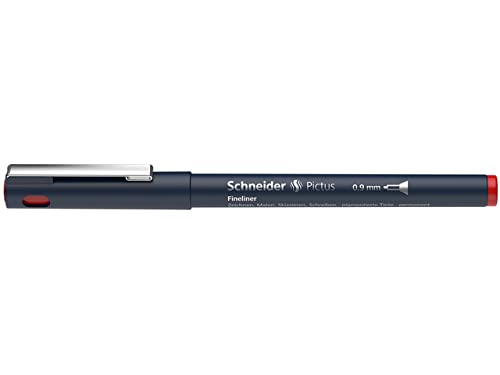 Schneider fineliner permanent Pictus 0,9 mm rostfreier Stahl rot von Schneider