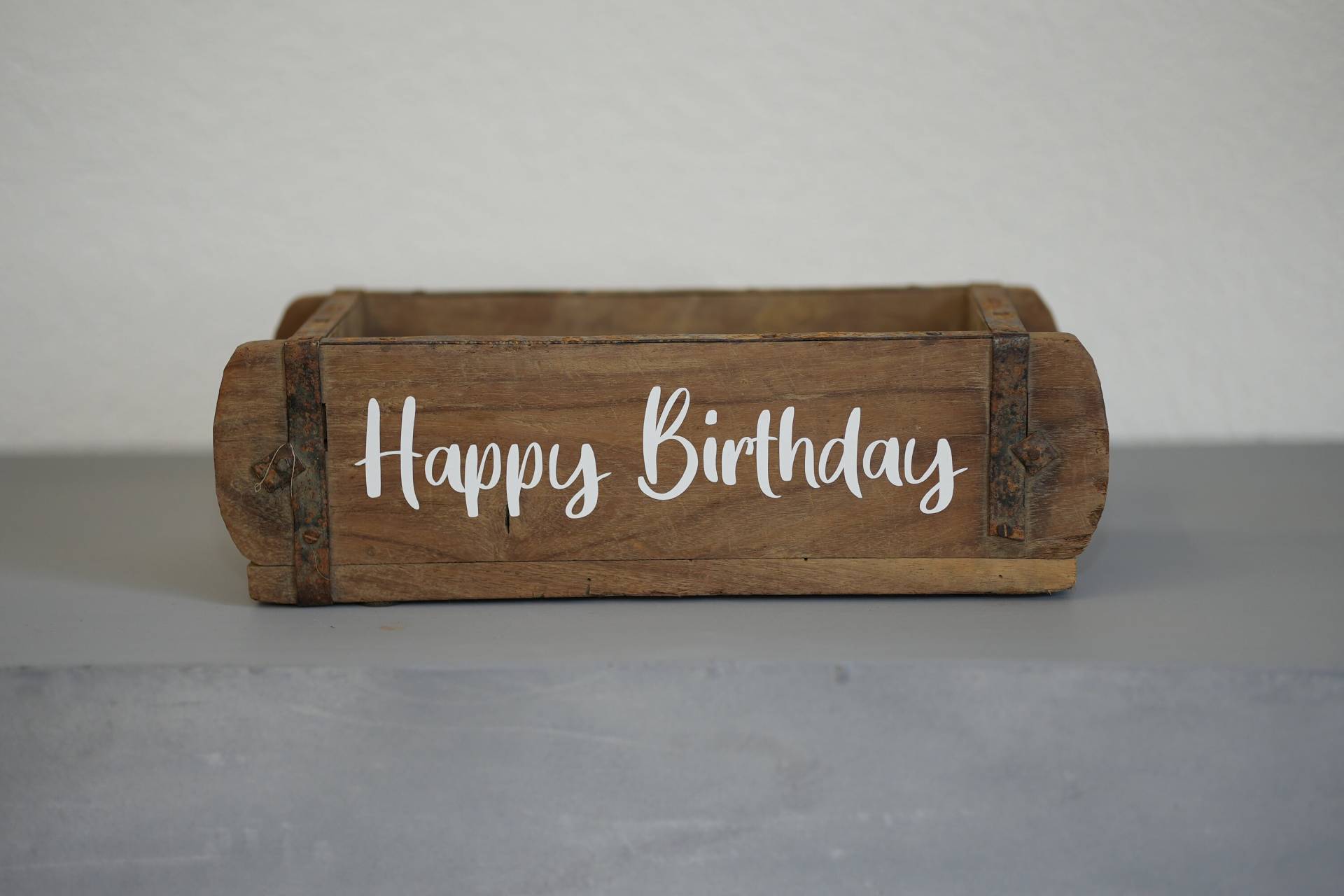 Geschenkbox "Happy Birthday" | Diy Geschenk Holzkiste Aufbewahrung Dekoration Für Garten Terrasse Wohnzimmer Erinnerungsbox Geschenkbox "Happy Birthday" | Diy Geschenk Holzkiste Aufbewahrung Dekoration Für Garten Terrasse Wohnzimmer Erinnerungsbox von SchneiderGeschenke
