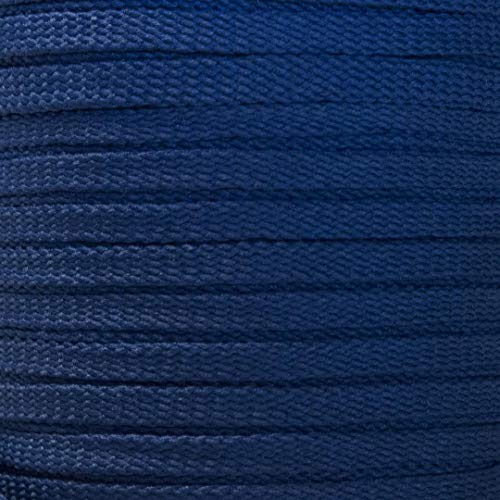 10m Flachkordel 5mm Flechtkordel Schnur Schnüre Korsett Korsage Korsettschnur blau Nachtblau Corset lace von Schneiderei & Atelier