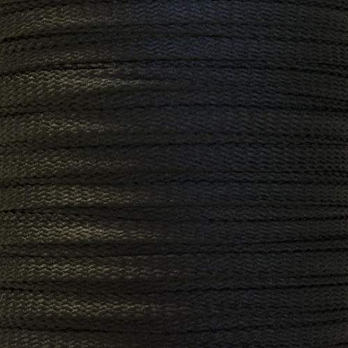 10m Flachkordel 5mm Flechtkordel Schnur Schnüre Korsett Korsage Korsettschnur schwarz Corset lace Black von Schneiderei & Atelier