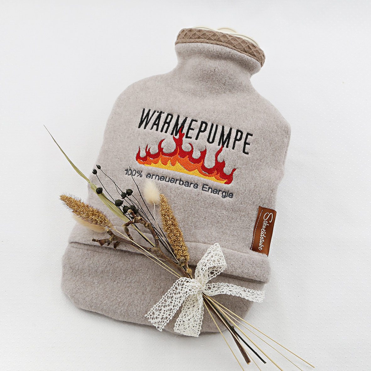 Sänger-Wärmflasche Groß Mit Bio-Fleece Sänger-Wärmflasche Groß Mit Bio-Fleece von Schneidstube