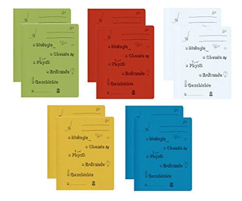 10 Karton-Schnellhefter / DIN A4 / für Oberschule von Schnellhefter