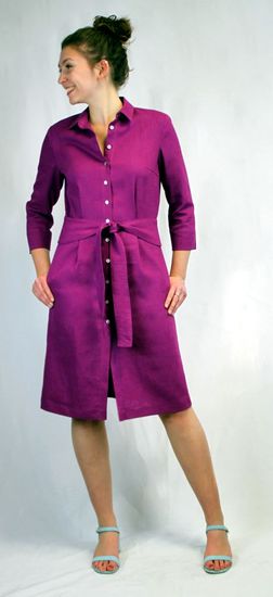 Hemdblusenkleid Quentina Hemdblusenkleid Quentina von Schnittmuster Berlin