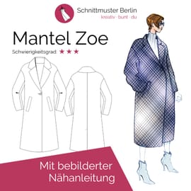 Mantel Zoe Mantel Zoe von Schnittmuster Berlin