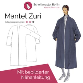 Mantel Zuri Mantel Zuri von Schnittmuster Berlin