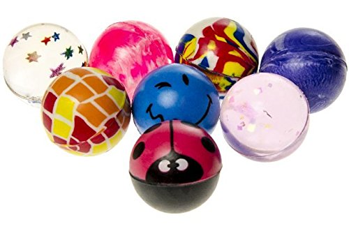 Schnooridoo 100 x bunte Flummi - 30 mm mehrfach sortiert Mitgebsel Kindergeburtstag Sprigball Hüpfball Give Away von Schnooridoo