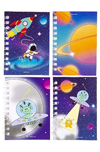 Schnooridoo 8 Notizhefte Weltraum Space All Rakete Planet Mitgebsel Kindergebrtstag von Schnooridoo