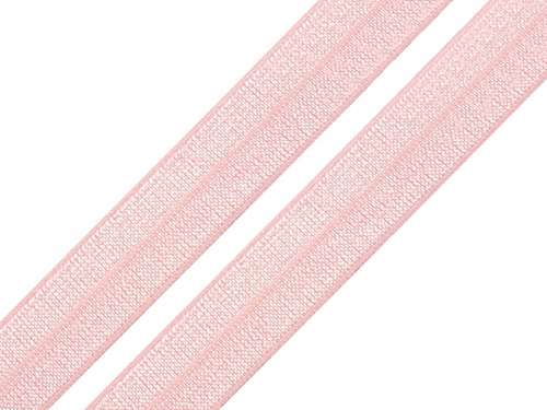 Schnoschi 2 Meter elastisches Einfassband 16 mm rosa von Schnoschi