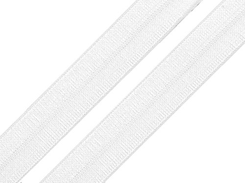 Schnoschi 2 Meter elastisches Einfassband 16 mm weiß von Schnoschi