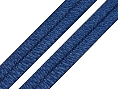 Schnoschi 2 Meter elastisches Einfassband 18 mm dunkelblau von Schnoschi