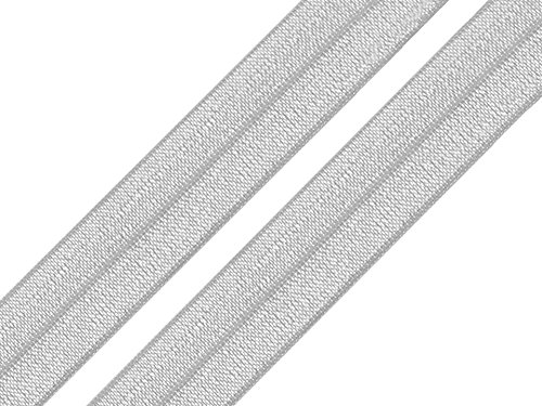 Schnoschi 2 Meter elastisches Einfassband 18 mm grau von Schnoschi